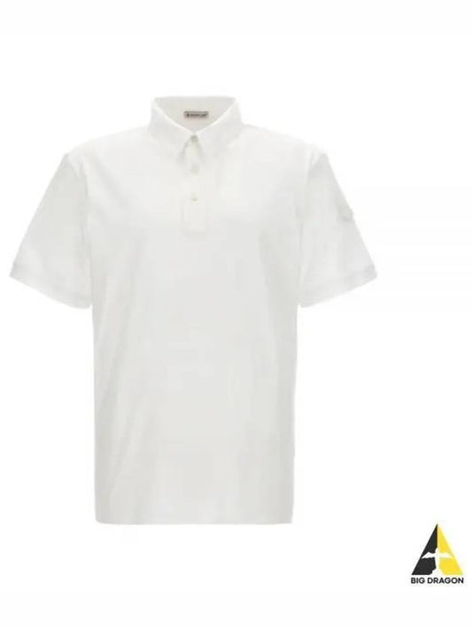 8A00013 89AJN 002 Logo Patch Polo Shirt - MONCLER - BALAAN 1