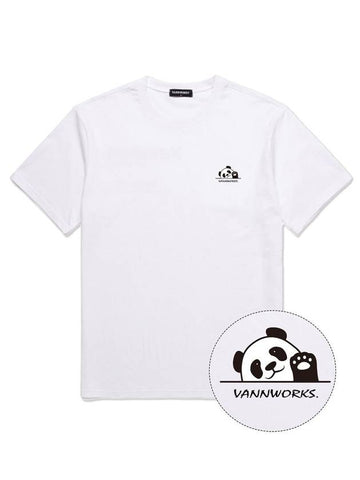 Panda Overfit Short Sleeve T-Shirt - VANN WORKS - BALAAN 1