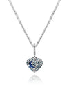 sparkling moon heart necklace silver - PANDORA - BALAAN 3