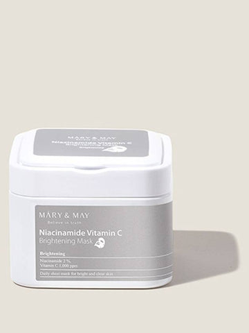 [Mary&May] *TIMEDEAL*  Niacinamide Vitamin C Brightening Mask (30ea) - MARY&MAY - BALAAN 1