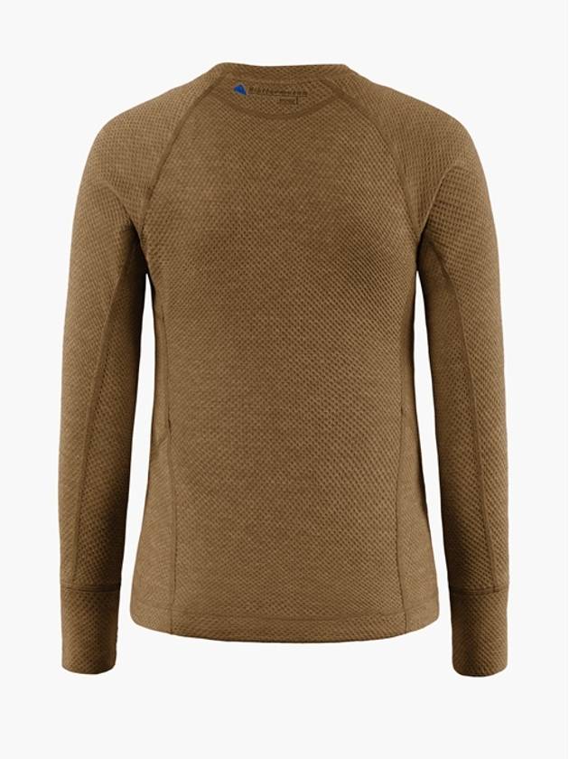 Women's Huge Crew Neck Long Sleeve T-Shirt Olive - KLATTERMUSEN - BALAAN 3