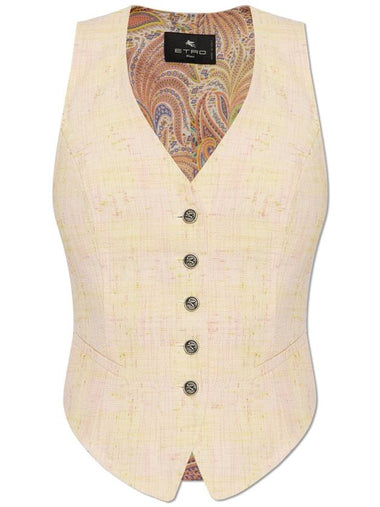 Etro Vest, Women's, Cream - ETRO - BALAAN 1