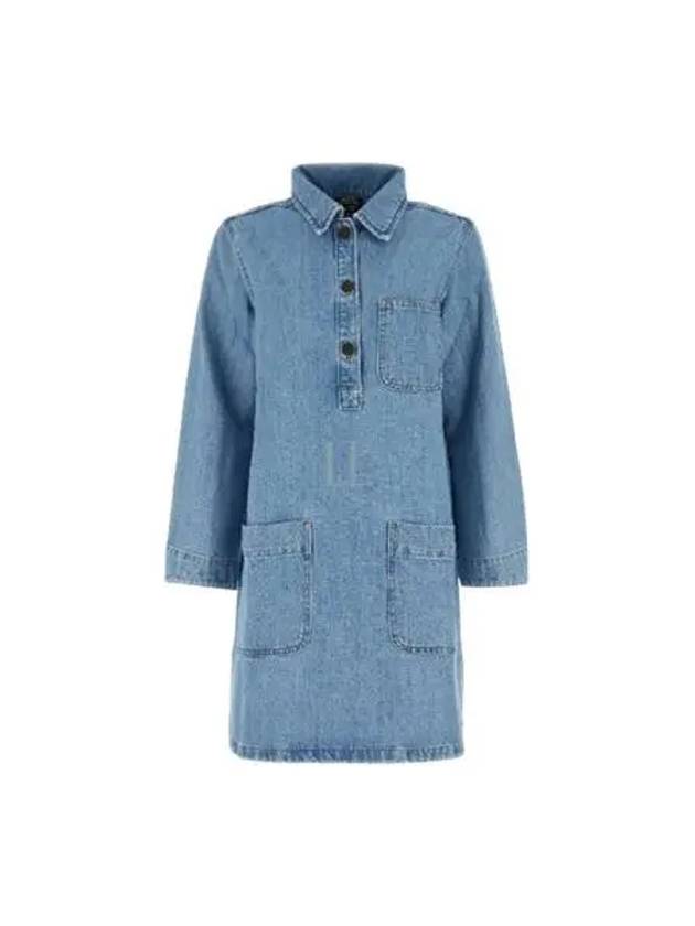 Mini Aurelia Denim One Piece Sky Blue COGEL F05822IAB - A.P.C. - BALAAN 1