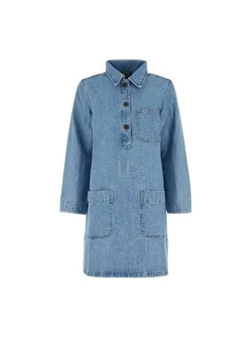 Mini Aurelia Denim One Piece Sky Blue COGEL F05822IAB - A.P.C. - BALAAN 1