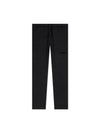 Core Relaxed Logo Cotton Track Pants Black - FEAR OF GOD ESSENTIALS - BALAAN 1