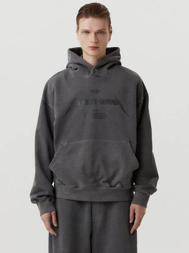 Pigment hoodie CHARCOAL GRAY - WMC - BALAAN 1