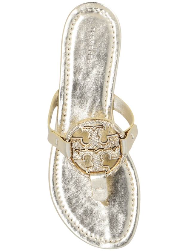 Tory Burch ‘Miller’ Slides, Women's, Gold - TORY BURCH - BALAAN 6