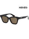 Sunglasses KZ40159F 01E Asian fit black horn rim square - KENZO - BALAAN 6