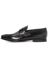 Goya Leather Penny Loafers Black - SALVATORE FERRAGAMO - BALAAN 5