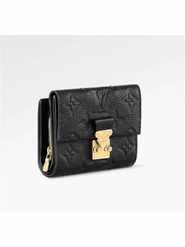 Metis Monogram Empreinte Half Wallet Black - LOUIS VUITTON - BALAAN 4