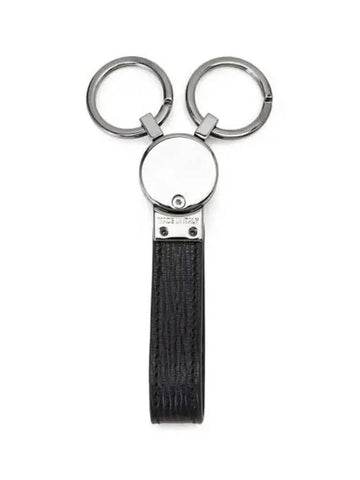 Gancini Revival Key Holder Black - SALVATORE FERRAGAMO - BALAAN 1