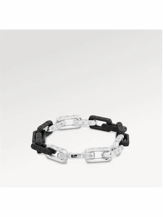 Monogram Chain Bracelet Silver - LOUIS VUITTON - BALAAN 3