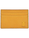 TB Grainy Leather Card Wallet Marigold - BURBERRY - BALAAN 3