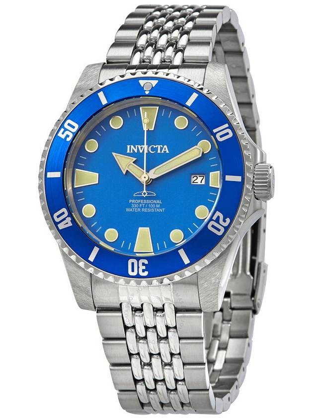 Invicta Pro Diver Automatic Blue Dial Stainless Steel Men's Watch 33503 - INVICTA - BALAAN 1