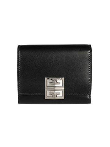 4G Trifold Halfwallet Black - GIVENCHY - BALAAN.