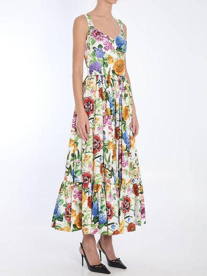 Floral Midi Dress - DOLCE&GABBANA - BALAAN 2