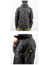 Waffen Patch Membrana Hooded Jacket Charcoal - STONE ISLAND - BALAAN 6