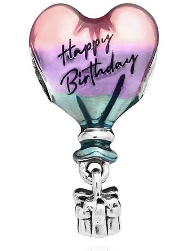 Happy Birthday Hot Air Balloon Charm Silver - PANDORA - BALAAN 4