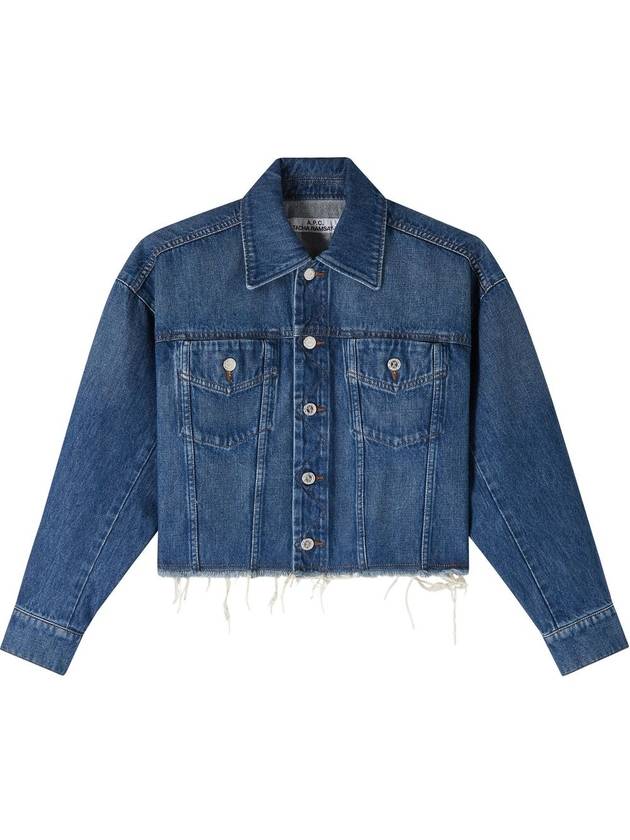 Sainters Crop Denim Jacket Stonewashed Indigo - A.P.C. - BALAAN 2