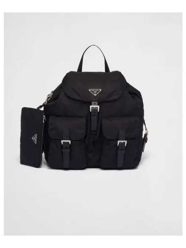 Re-Nylon Medium Backpack Black - PRADA - BALAAN 2