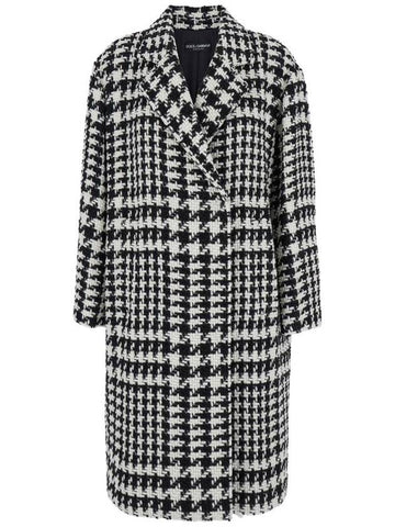 Check Oversize Coat - DOLCE&GABBANA - BALAAN 1