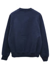 Heart Logo Organic Cotton Sweatshirt Navy - AMI - BALAAN 4