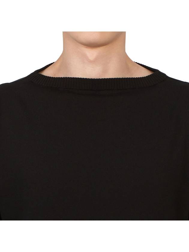 Boatman Organic Cotton Short Sleeve Knit Top Black - ANDERSEN-ANDERSEN - BALAAN 7