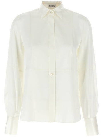 Brunello Cucinelli 'Monile' Silk Shirt - BRUNELLO CUCINELLI - BALAAN 1