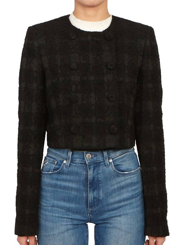 ROPX15107A RX184 001 Women s Wool Crop Jacket - ROCHAS - BALAAN 3