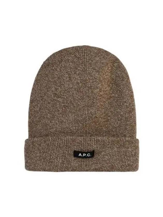 Autumn Wool Beanie Heather Chestnut Brown - A.P.C. - BALAAN 2