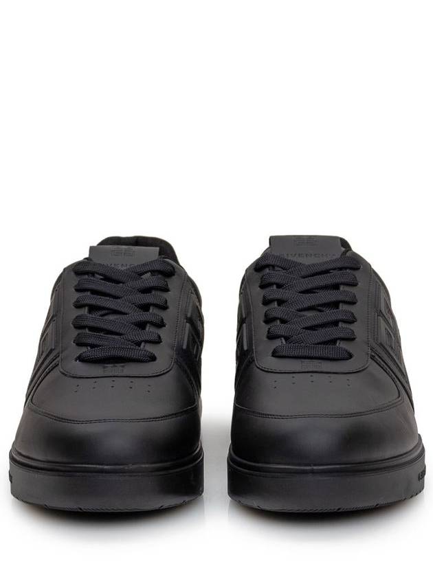 G4 Logo Calfskin Low Top Sneakers Black - GIVENCHY - BALAAN 3