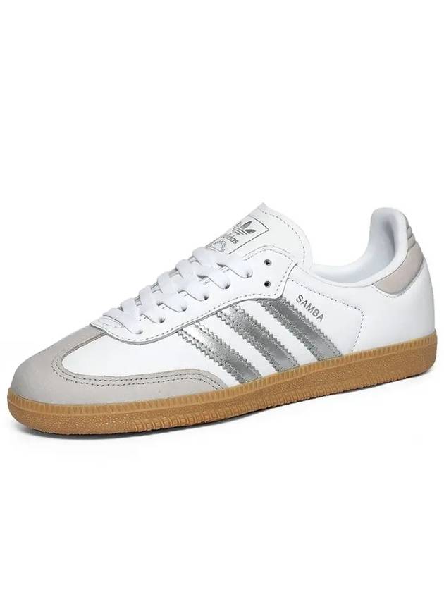 Samba OG Low Top Sneakers White Silver - ADIDAS - BALAAN 6