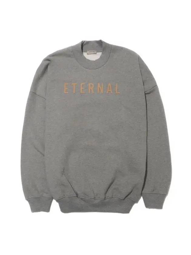 Men's Eternal ETERNAL Crew Neck Back Logo Sweatshirt Gray - FEAR OF GOD - BALAAN 2