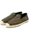 FF Logo Fabric Espadrilles Brown - FENDI - BALAAN 4