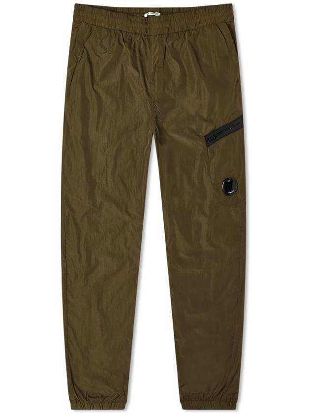 Lens Wappen Pocket Jogger Track Pants Khaki - CP COMPANY - BALAAN 1