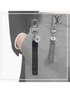 Monogram Dragonne Bag Charm Key Holder Black - LOUIS VUITTON - BALAAN 2