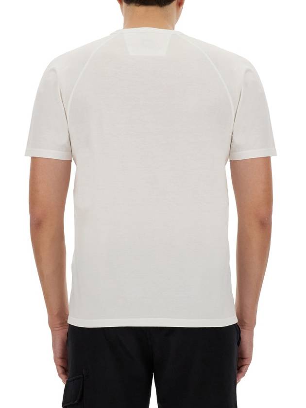 70/2 Mercerized Jersey Logo Short Sleeve T-Shirt White - CP COMPANY - BALAAN 4