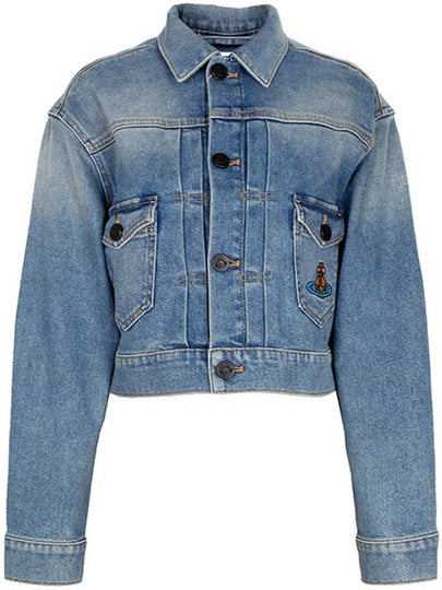 Marlene Washed Denim Jacket Blue - VIVIENNE WESTWOOD - BALAAN 2