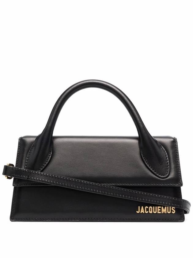 Le Chiquito Leather Tote Bag Black - JACQUEMUS - BALAAN 2