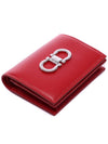 Double Gancio Half Wallet Flame Red - SALVATORE FERRAGAMO - BALAAN 6