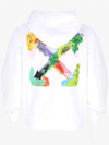 Men's Brush Arrow Hoodie White - OFF WHITE - BALAAN 3