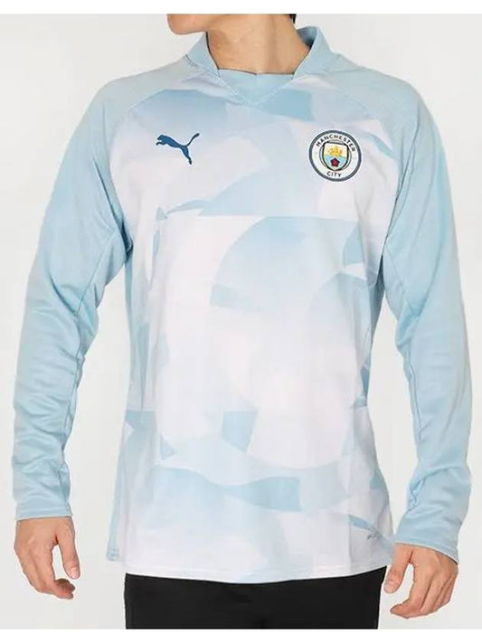 Long sleeve tshirt MCFC Manchester City prematch LS sweat top 774371 01 - PUMA - BALAAN 1