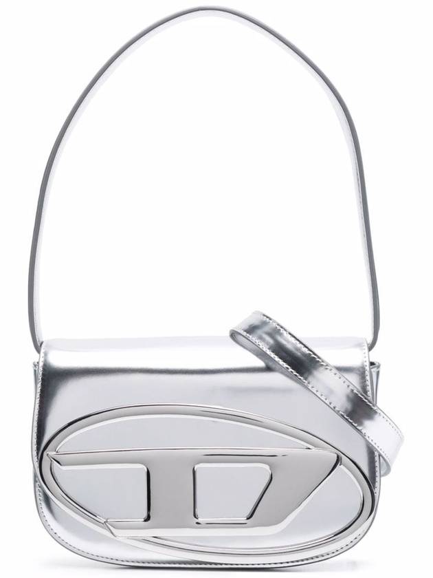 1DR Mirrored Leather Shoulder Bag Silver - DIESEL - BALAAN 2