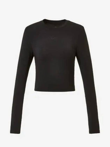 Women s Sportswear Chill Knit Long Sleeve Crop 010 - NIKE - BALAAN 1