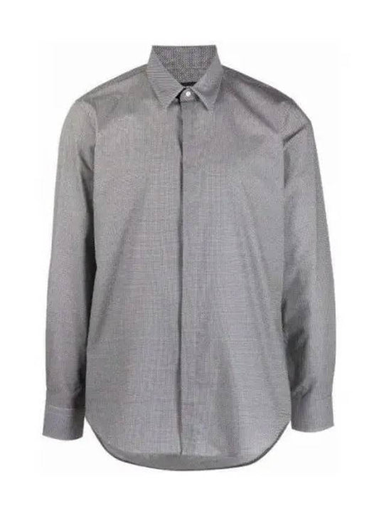 classic long sleeve shirt gray - FENDI - BALAAN 2