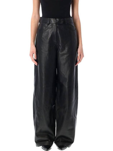 Remain Birger Christensen Cocoon Leather Pants - REMAIN BIRGER CHRISTENSEN - BALAAN 1