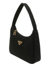 Nylon Quilted Hobo Tote Bag Black - PRADA - BALAAN 3