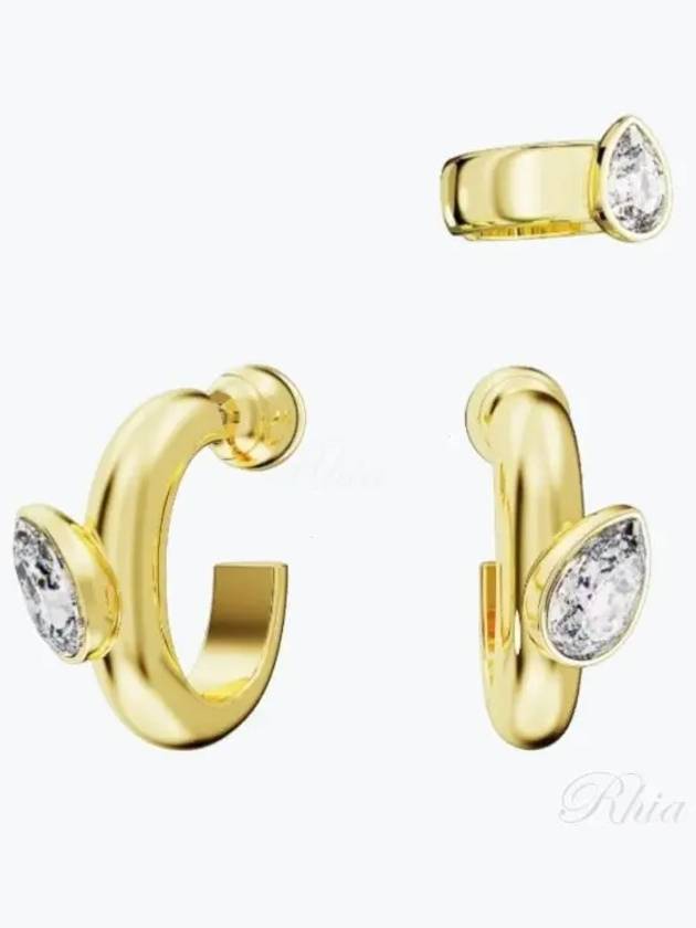 IMBER Earrings 3 WHI GOS 5663262 - SWAROVSKI - BALAAN 1