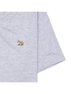 Baby Fox Patch Regular Short Sleeve T-Shirt Grey - MAISON KITSUNE - BALAAN 6