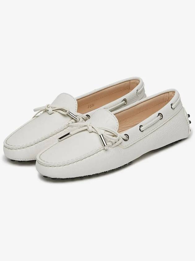 Women's Gommino Driving Shoes White - TOD'S - BALAAN 3